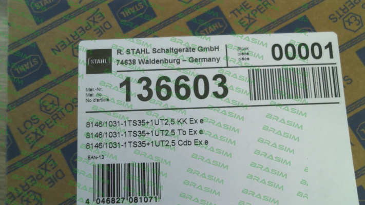 Stahl-8146/1031, 136603 price