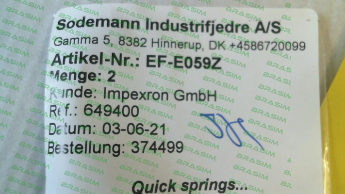 Sodemann-EF-E059Z price