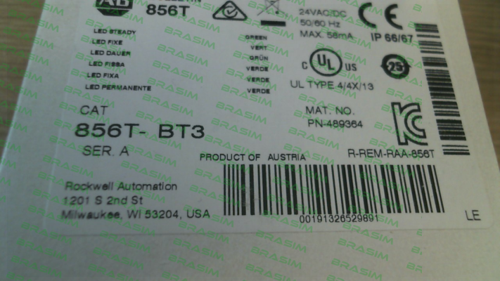 Allen Bradley (Rockwell)-856T-BT3 price