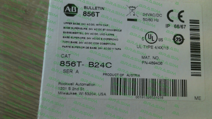 Allen Bradley (Rockwell)-856T-B24C price