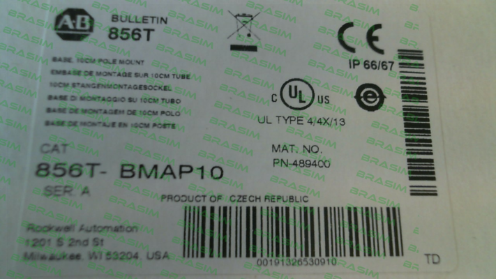 Allen Bradley (Rockwell)-856T-BMAP10 price