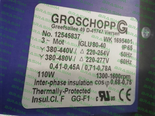 Groschopp-IGLU 80-40 (WK 1695401) price