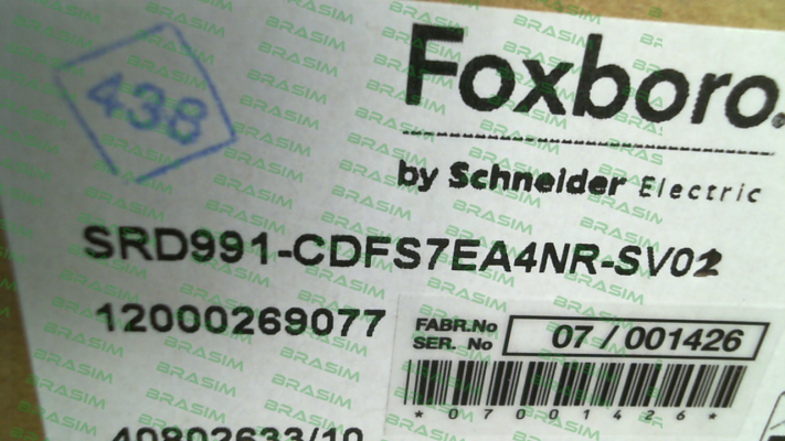 Foxboro (by Schneider Electric)-SRD991-CDFS7EA4NR-SV02 price