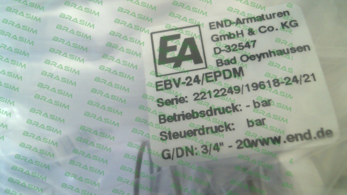 End Armaturen-EBV-24/EPDM price