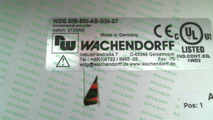 Wachendorff-WDG 58B-500-AB-G24-S7 price