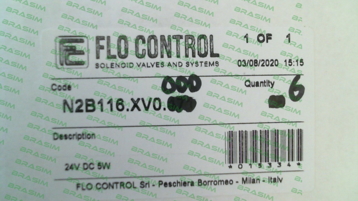 Flo Control-N2B116.XV0.000 price