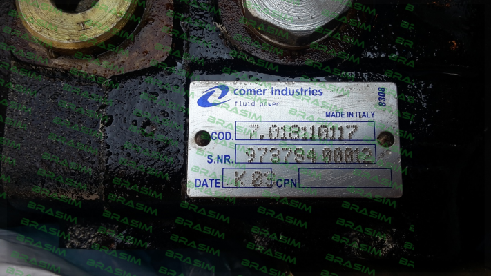 Comer Industries-Cod: 7.013110117 obsolete / replaced by PMV011S1N00A025R1005S000000  price