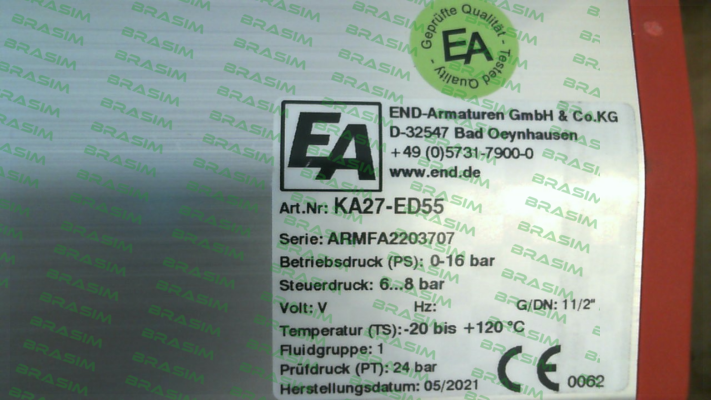 End Armaturen-KA27-ED55 price