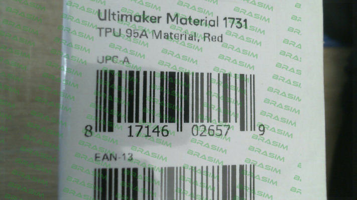 Ultimaker-TPU 95A 2.85MM RED 750GR FILAMENT price