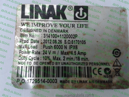 Linak-285100-00200110  price