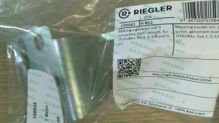 Riegler-100043 / H 852 price