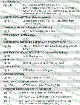 Foxboro (by Schneider Electric)-244LD-KS1B2RNMH1C4-M23 price