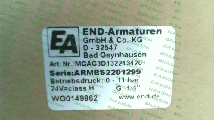 End Armaturen-MGAG3D132243420 price