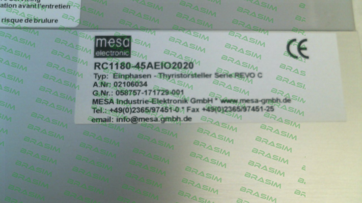 CD AUTOMATION-RC1180-45AEIO2020 price