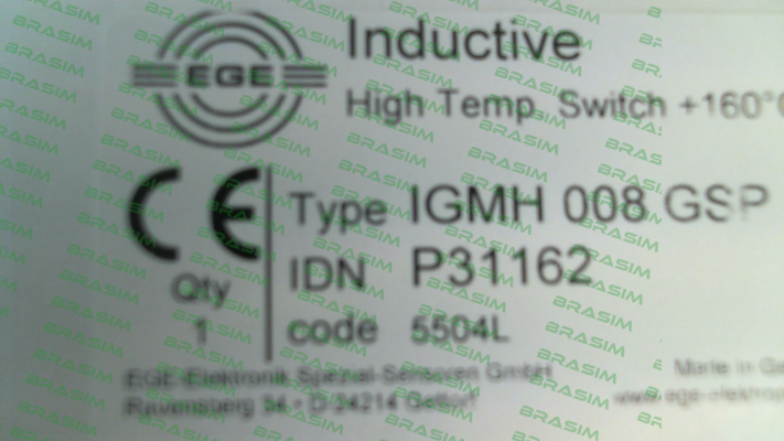 Ege-p/n: P31162, Type: IGMH 008 GSP price