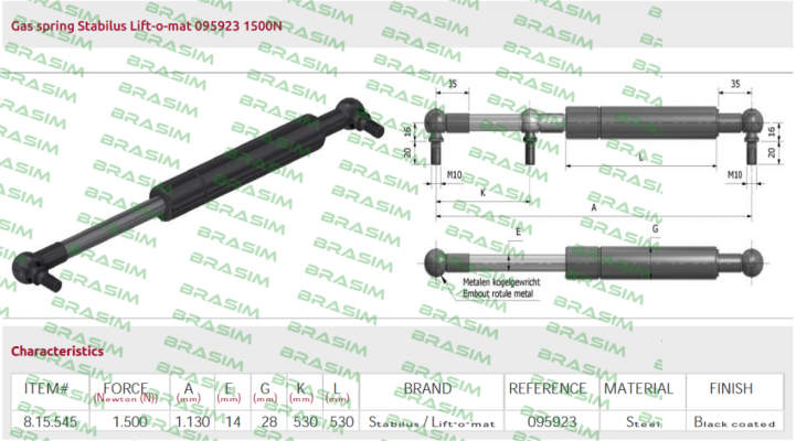 Stabilus-095923 price