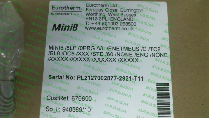 Eurotherm-MINI8/8LP /0PRG /VL /ENETMBUS /C /TC8 /RL8 /DO8 /XXX /STD /60 /​NONE /ENG /NONE /XXXXX /XXXXX /XXXXXX /XXXXX price