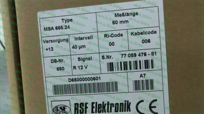 Rsf Elektronik-MSA 665.24 price