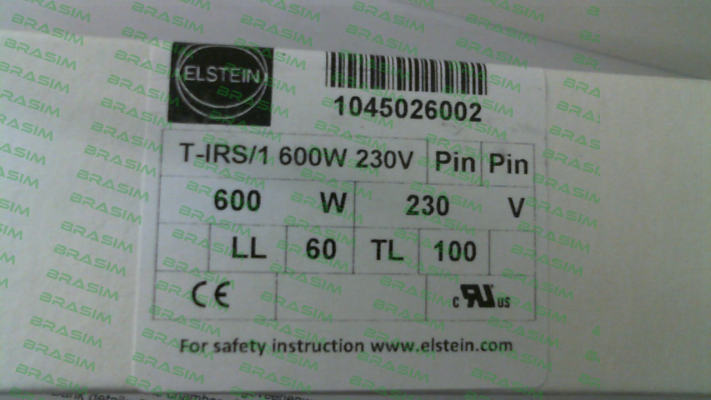 Elstein-T-IRS/1 (= T-IRS) 600 W 230 V price