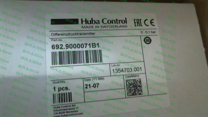 Huba Control-692.9000071B1 price