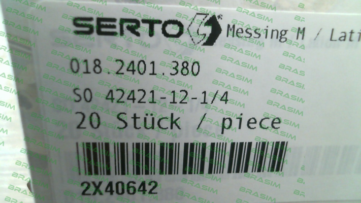 Serto-2X40642 / SO 42421-12-1/4 price