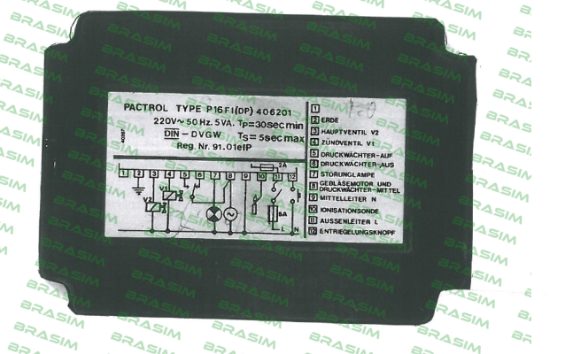 Pactrol-P16FI(DP)406201 price