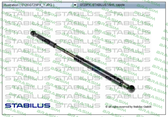 Stabilus-0729PX price