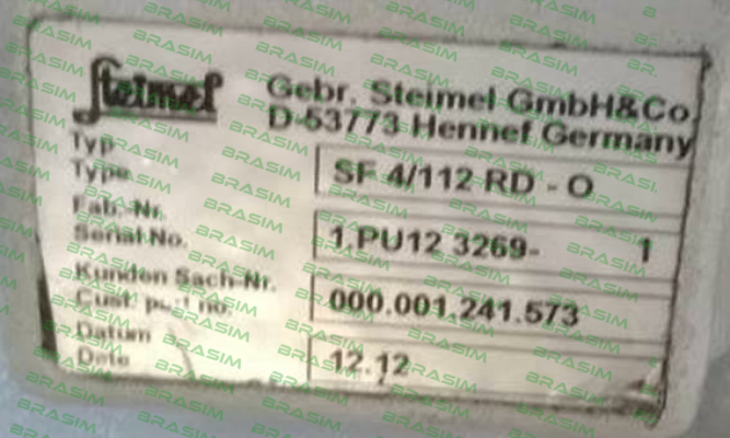 Steimel-SF 4/112 RD-O price