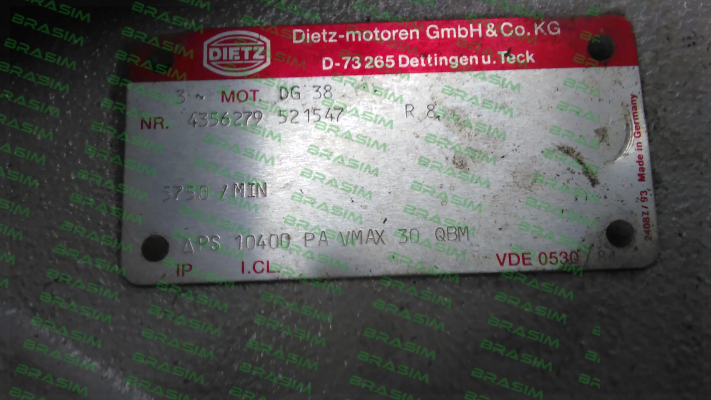 Dietz-Motoren-4356279 521547 - obsolete , with no replacement  price