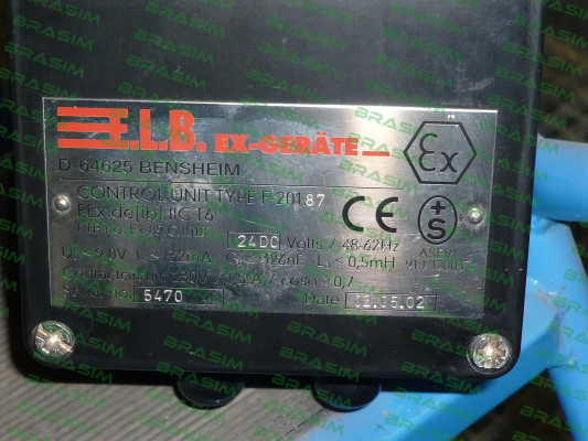 E.L.B Ex Gerate-F-201.87  price