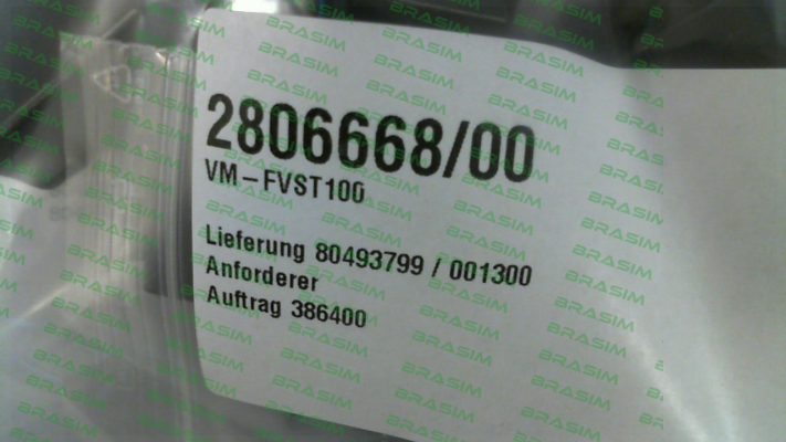 Vahle-P/n: 2806668/00, Type: VM-FVST100 price