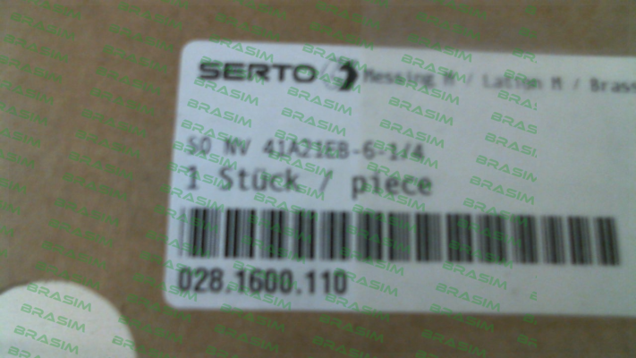 Serto-P/N: 028.1600.110 Type: SO NV 41A21EB-6-1/4 price