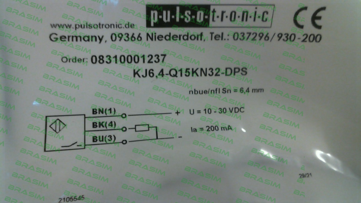 Pulsotronic-p/n: 08310001237, Type: KJ6,4-Q15KN32-DPS price