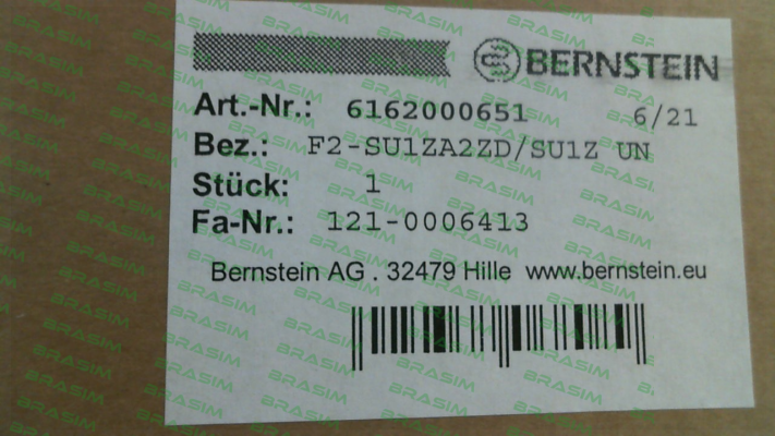 Bernstein-P/N: 6162000651, Type: F2-SU1ZA2ZD/SU1Z UN price