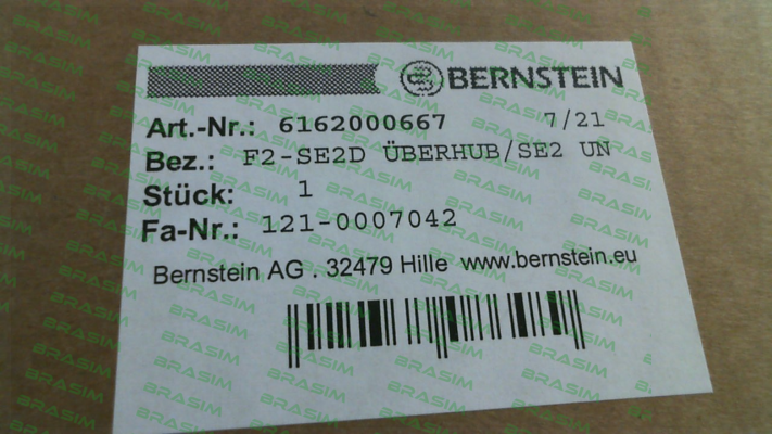 Bernstein-P/N: 6162000667, Type:  F2-SE2D price