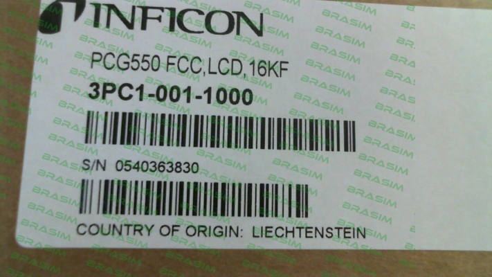 Inficon-3PC1-001-1000 	PCG550 FCC,LCD,16KF price