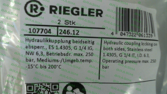 Riegler-107704 / 246.12 price