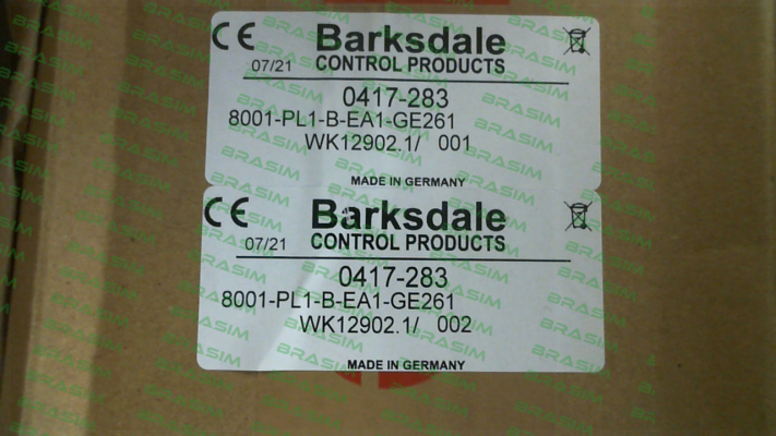 Barksdale-0417-283 / 8001-PL1-B-EA1-GE261 price