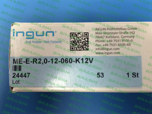 Ingun-ME-E-R2,0-12-060-K12V (24447) for 1.... 10 pcs price