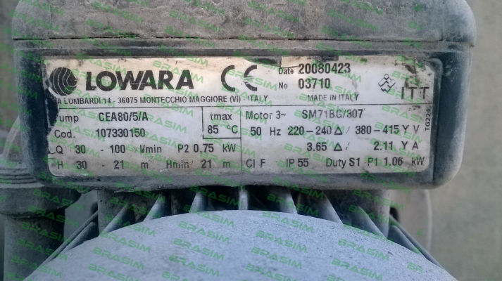 Lowara-CEA 80/5/D-V     price