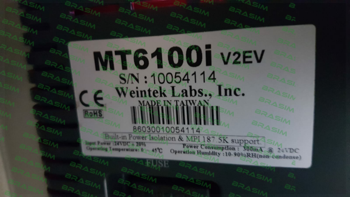 Weintek-MT6100I V2EV -obsolete, alternative - MT8102iE  price