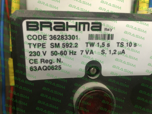 Brahma-P/N: 150190472, Type:  SM 592N.2 price