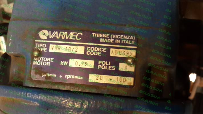 Varmec-TYPE 10/2 oem for F.M.B. Fabbrica Macchine Bergamo (S.R.L.)  price