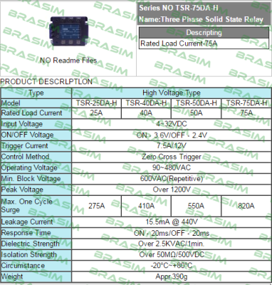 Fotek-TSR-75DA  price