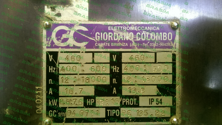 GIORDANO COLOMBO-RC 135 HSK F 63 price