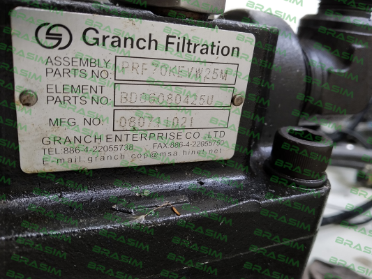 GRANCH FILTER-PRF70KEVW25M price