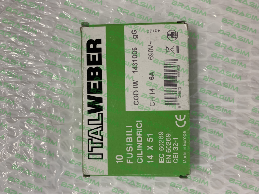 Italweber-1431006 / CH14 gG 6A 690V price