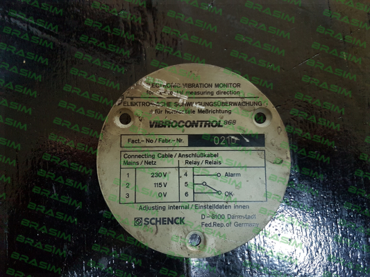 Schenck-VIBROCONTROL 868/0 price