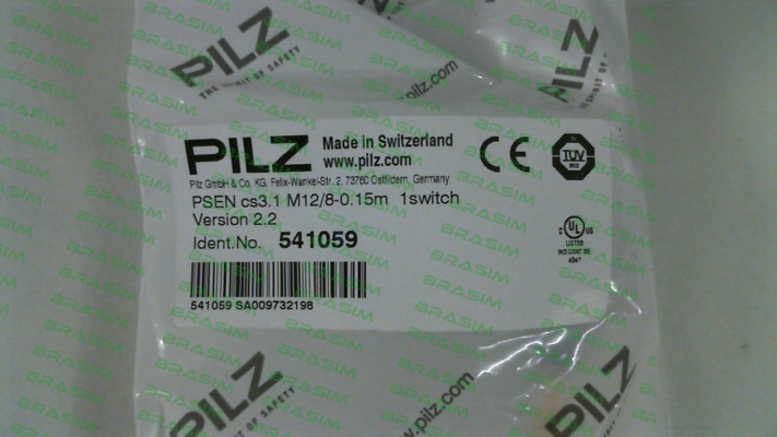 Pilz-p/n: 541059, Type: PSEN cs3.1 M12/8-0.15m  1switch price