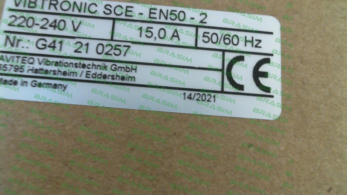 Aviteq-26772 - SCE-EN50-2 220..240V 50HZ 15A IP20 price